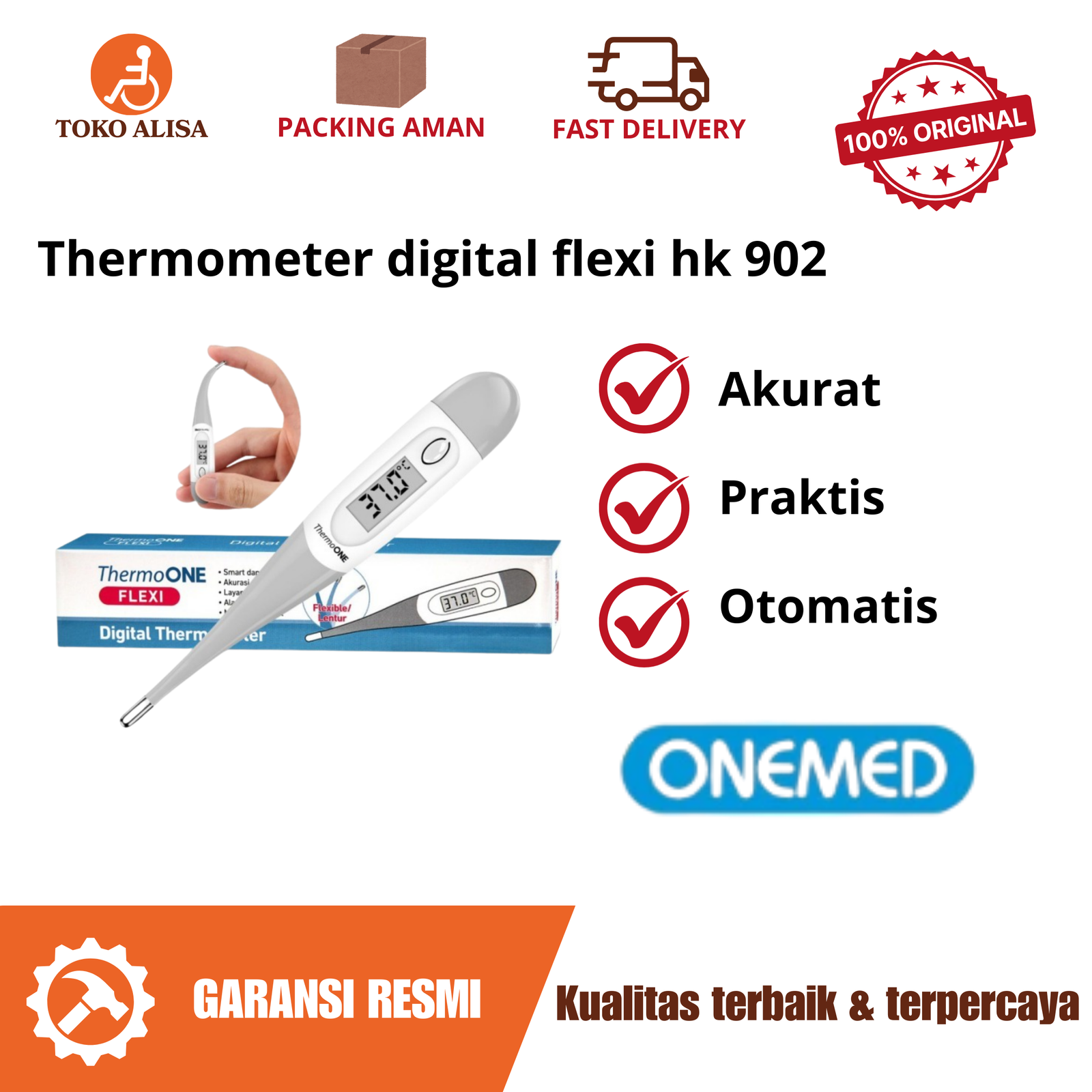 Thermometer digital flexi hk 902